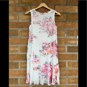 Anthro Kas New York Smocked Tangiers Pleated Dress